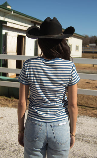 z supply: tourist striped tee - calypso