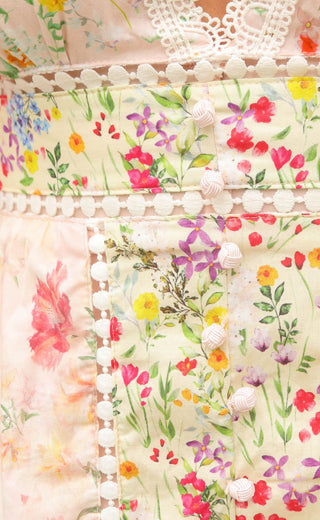 blush in bloom mini dress
