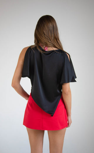 feel better satin tank - black