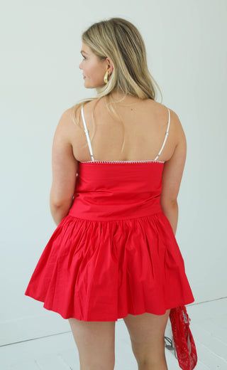 almost gone poplin mini dress