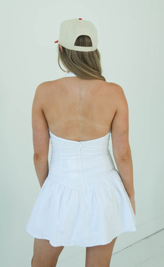 me in my heart mini dress - white