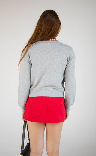 just enough cardigan - grey