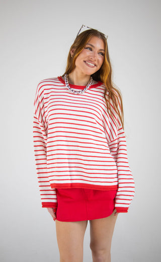 since you've been gone striped sweater