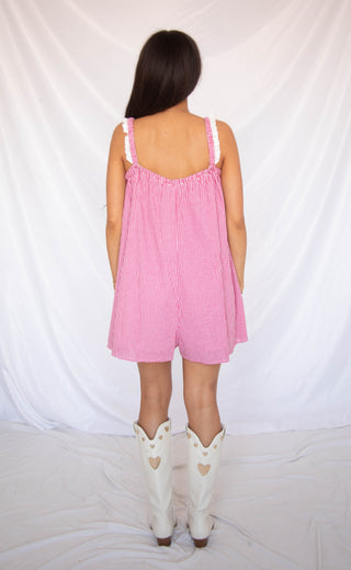 nothing on you gingham romper