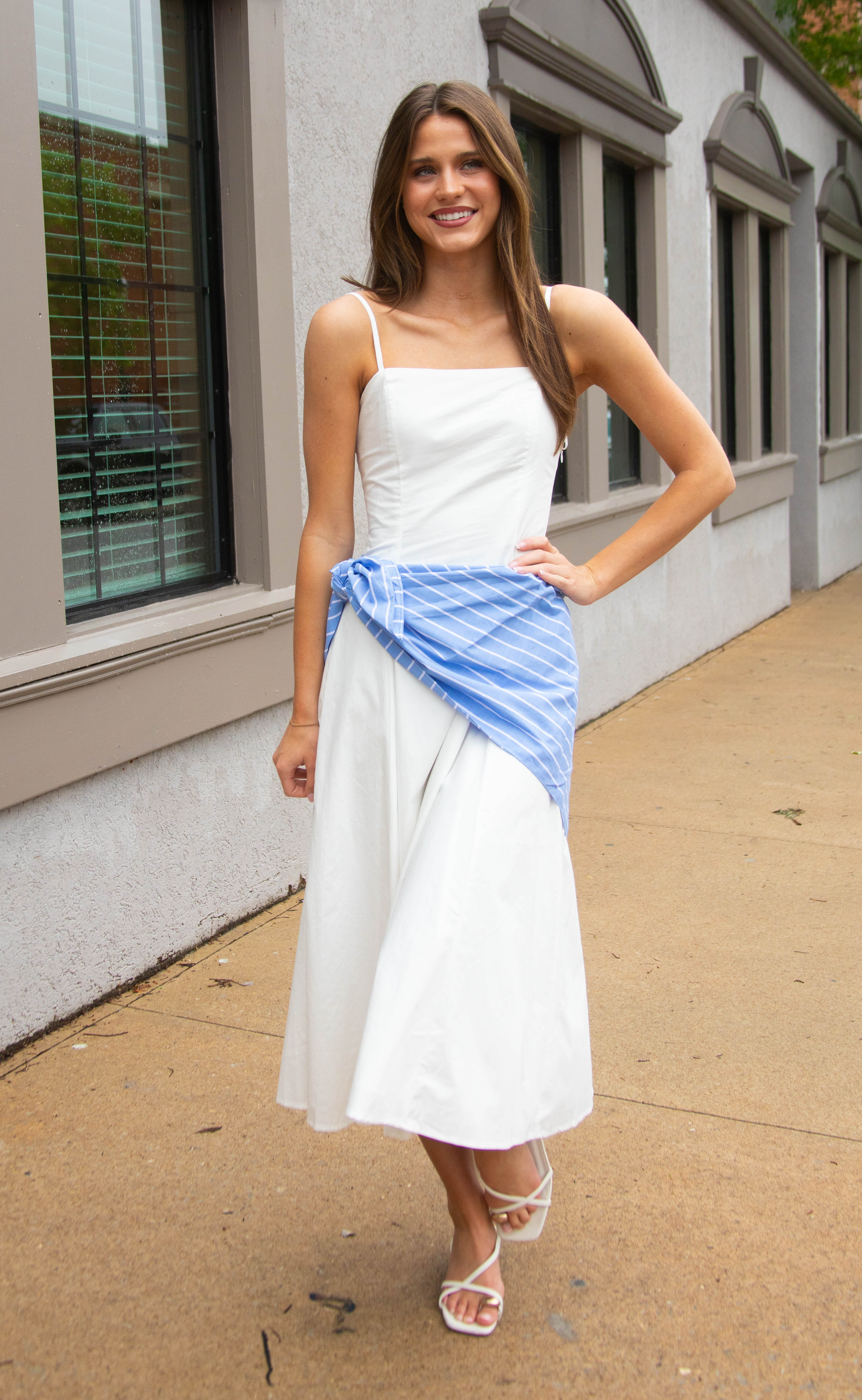 coast striped maxi dress Wilder Coast Stripe Maxi Sundress (Women)