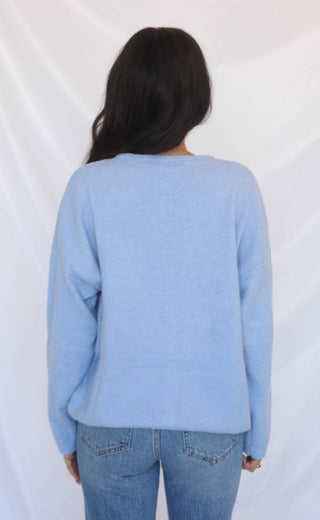 they want it all cardigan - blue