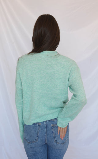 cross my heart henley - seafoam