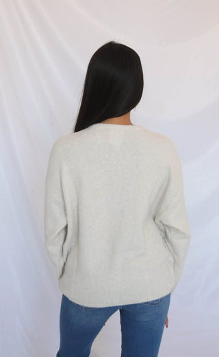 they want it all cardigan - ivory