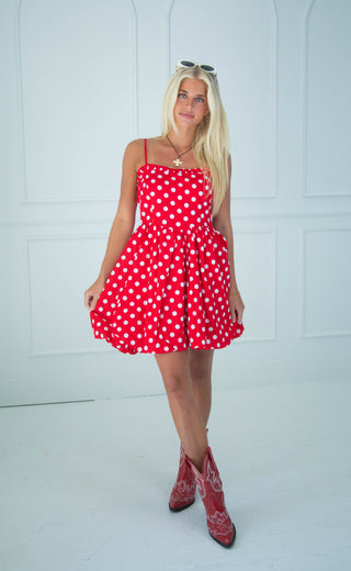 good call bubble mini dress