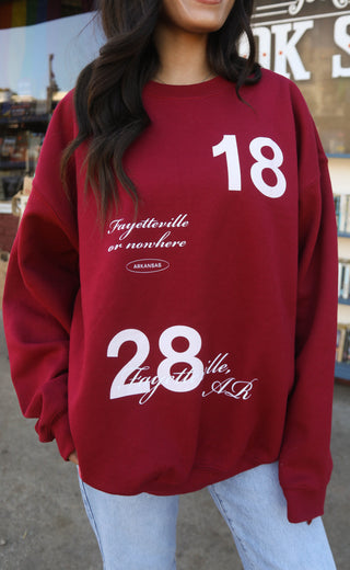 charlie southern: fayetteville or nowhere sweatshirt