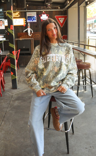 charlie southern: fayetteville camo sweatshirt