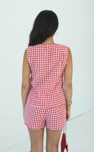 sweet like cinnamon gingham set