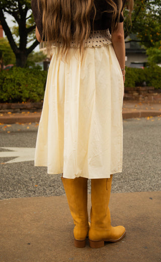 the night before midi skirt