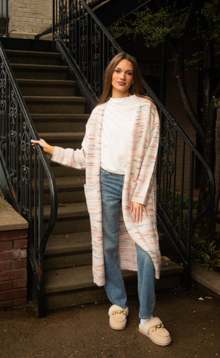 colors will fade long cardigan