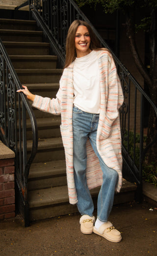 colors will fade long cardigan