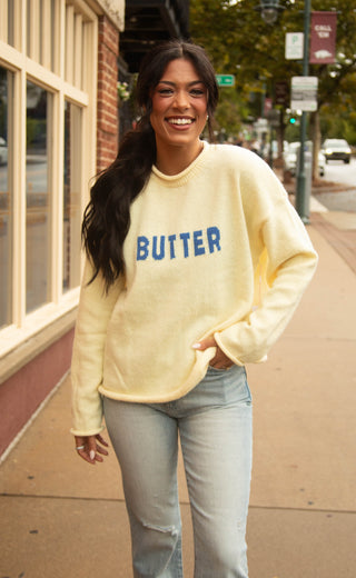 butter me up sweater