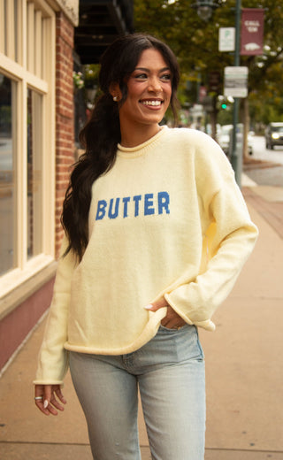 butter me up sweater