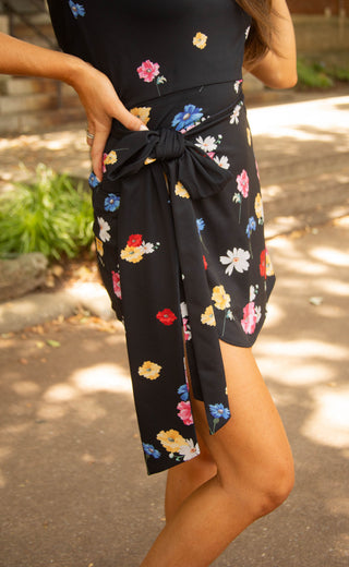 show me your mumu: callie cowl dress - falling floral
