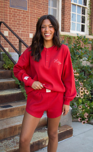 hogs stitched waffle set