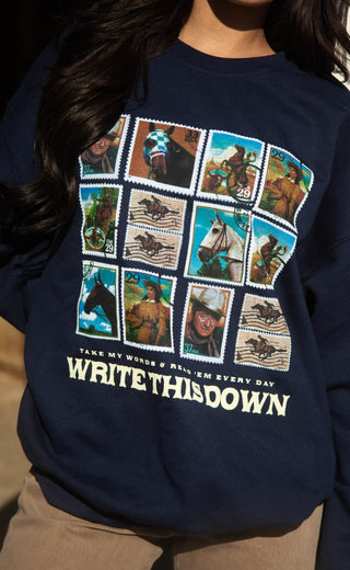 charlie southern: write this down sweatshirt
