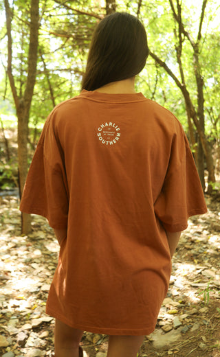 charlie southern: pumpkin oversized tee