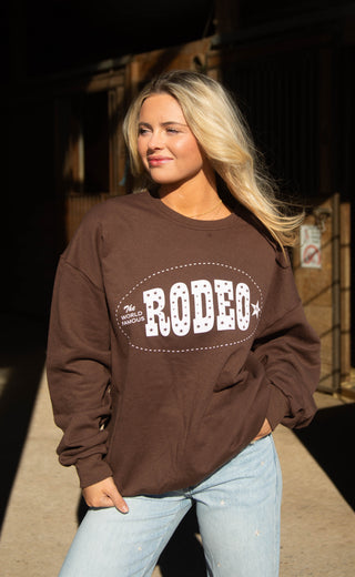 charlie southern: world famous rodeo sweatshirt