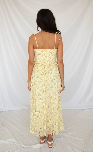 astr: emerys dress - yellow floral