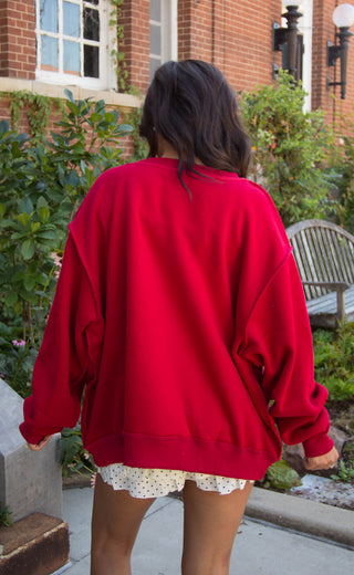 arkansas split neck sweatshirt