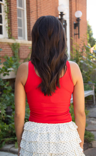 the caro tank - red