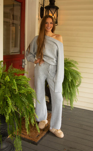 blue skies sweater set