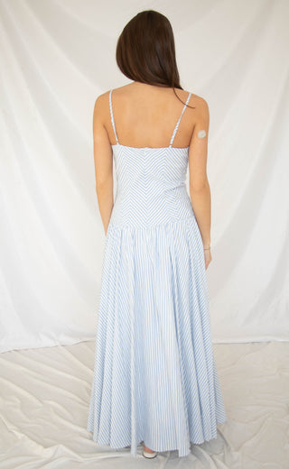 all of my love striped maxi dress