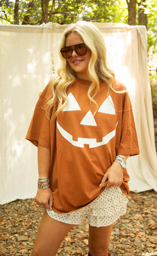 charlie southern: pumpkin oversized tee