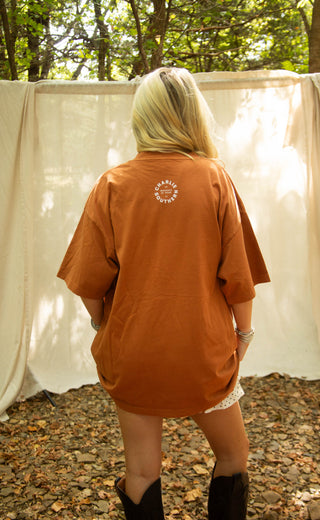 charlie southern: pumpkin oversized tee