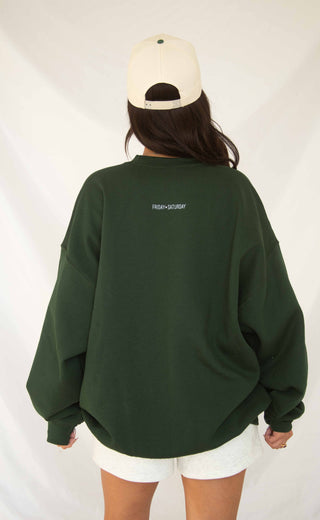 friday + saturday: good luck on dickson sweatshirt