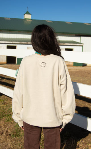 charlie southern: cowboy classic patchwork sweatshirt