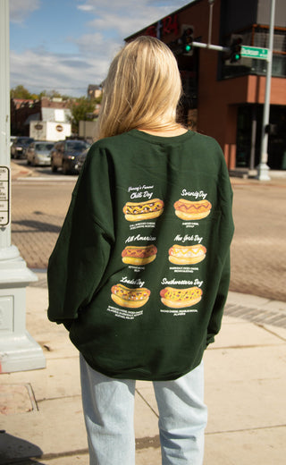 charlie southern: yancey's menu sweatshirt