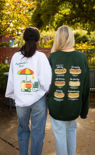 charlie southern: yancey's menu sweatshirt