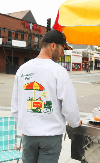 charlie southern: yancey's hot dogs sweatshirt