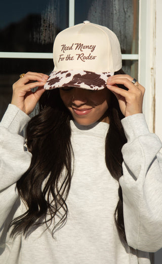 charlie southern: need money for the rodeo cowprint trucker