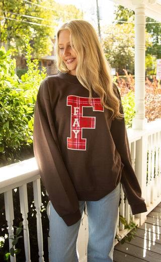 charlie southern: fayetteville varsity plaid mockneck