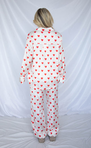 show me your mumu: classic pj set - queen of hearts silky