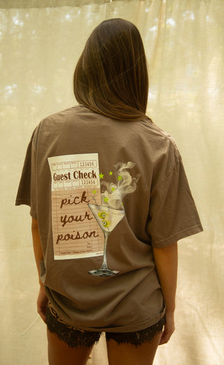 friday + saturday: pick your poison tee