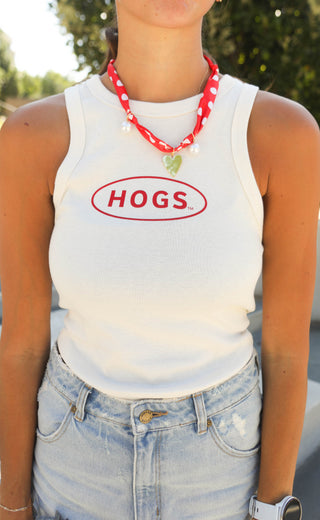 charlie southern: hogs oval tank