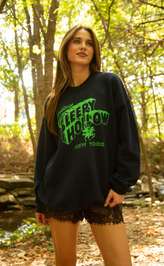 friday + saturday: sleepy hollow sweatshirt