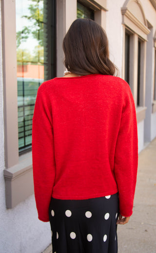 arkansas embroidered long sleeve cardigan
