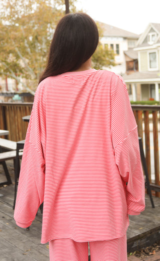 sweet like candy striped top