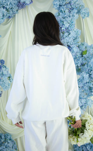 friday + saturday: going to the chapel sweatshirt