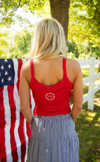 charlie southern: american made tank - red