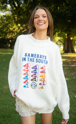 charlie southern: sec megaphone mock neck