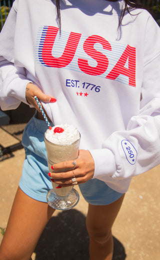 friday + saturday: usa 250th mock neck